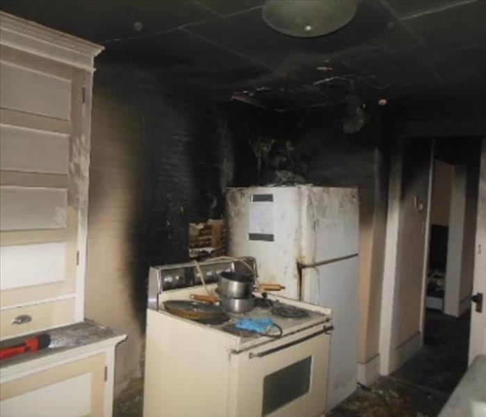 Picture of a kitchen fire
